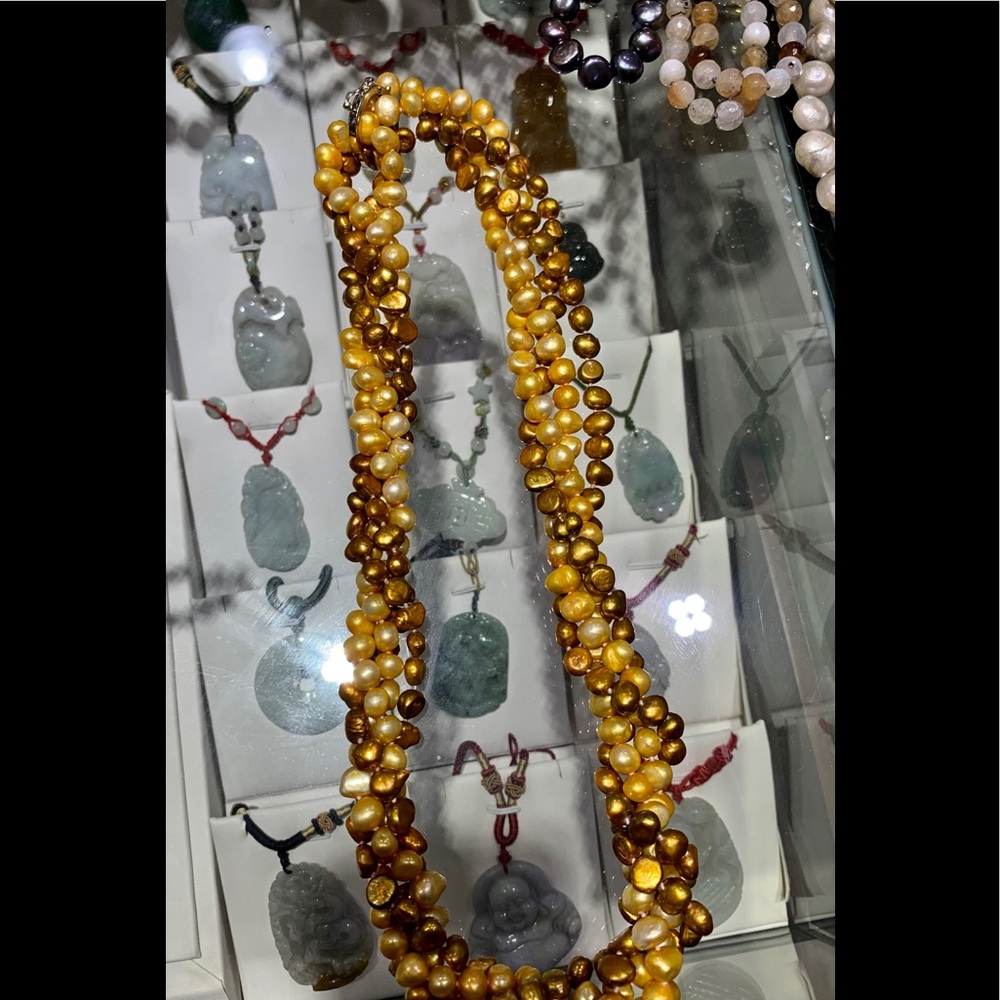 Double strand, Fresh water pearl necklace